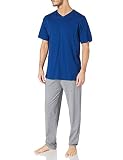 Seidensticker Herren Schlafanzug lang Pyjamaset, Navy, 056