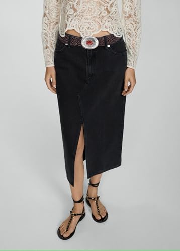 Genuine Stone Buckle Belt for Women, Brown woven belts for women and girls, braid western belts for woman4