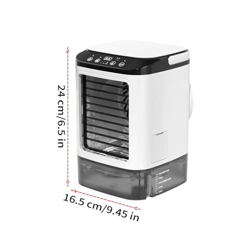 Ventilateur 3 vitesses compact avec autonomie longue durée de table