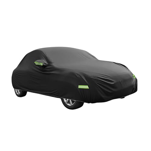 Image of Waterproof Car Cover for Volkswagen Beetle Bug-Sedan 2-Door 1960-1980 All Weather Beetle Full Car Cover with Door Zipper for Outdoor Windproof Sun Rain Replacement