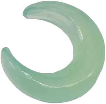Natural Aqua Chalcedony Tribal Septum Crescent Pincher | Handcrafted Gemstone Nose Ring | Boho Ethnic Body Piercing Jewelry for Women & Men