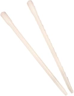 Eyeglass Temple Tips,Soft Silicone Sunglass Ear Socks Replacement for Thin Wire/Rimless Glasses Frames(White,1 Pair)