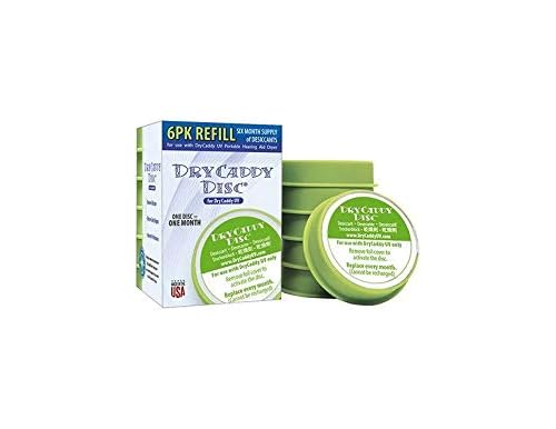 DryCaddy Discs Refill - Protect Your Hearing Aids with Dry & Store