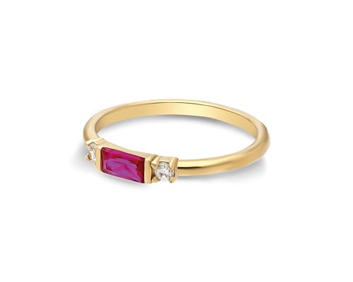 Maysa Jewelry Ruby Ring In 14K Solid Gold thumb #8