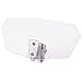 HOZAN Clear Lens Adjustable Universal Motorcycle Extension Windshield Compatible with Most Motorbikes