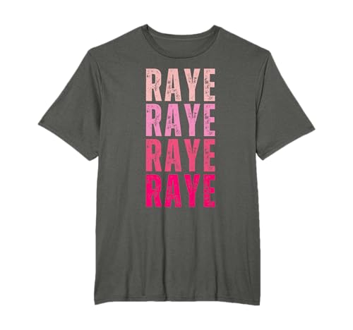 Personalized Name Raye I Love Raye Vintage T-Shirt