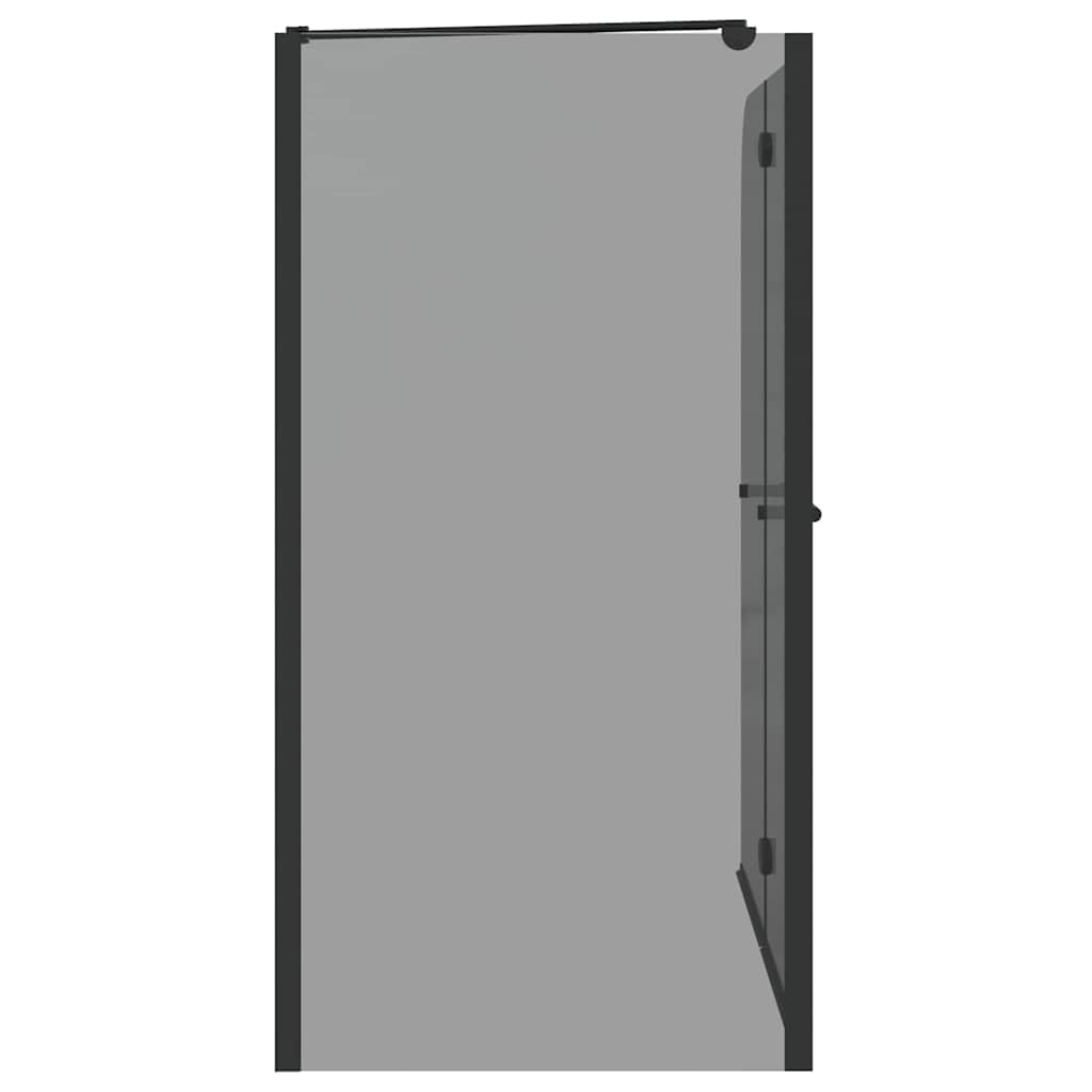 Box doccia 120 x 67 x 129 cm pieghevole in vetro ESG e alluminio box doccia girevole per il bagno