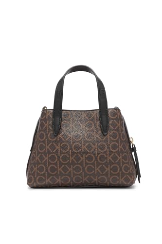 Calvin Klein Womens Millie 2 in 1 Triple Compartment Mini Satchel Crossbody - Image 3