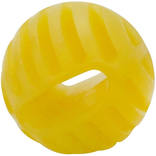 HUNTER Hundespielzeug FLINGERZ Ball, befüllbarer Gummiball für Apportiertraining, pfeift beim Fliegen, schwimmfähig, kompatibel mit Schleuderstab, robust & gut sichtbar, Größe: 7 cm