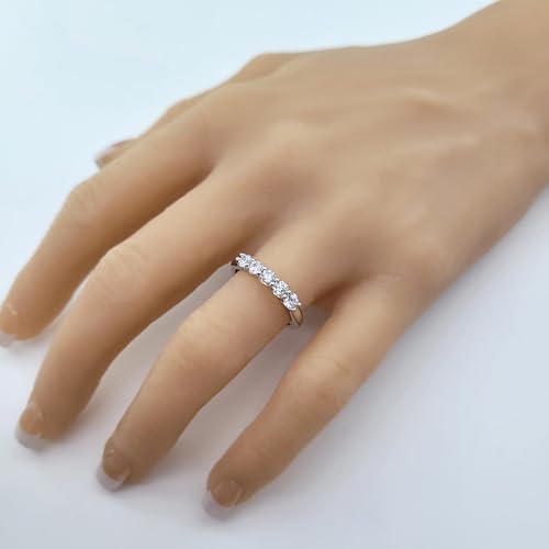 NANA Jewels Simulated Diamond wedding Ring, Wedding Band, 1.00ctw Lucita Sterling Silver-10K-14K Gold3