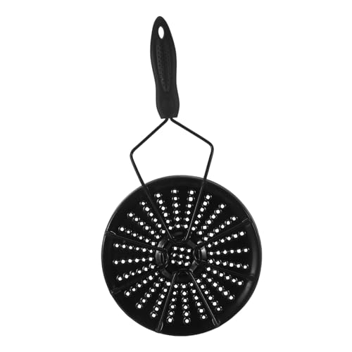 Totority 防焦げ熱拡散プレート ブラックエナメル製 熱伝導性に優れ ガスコンロ用調理器具保護 熱保存可能で 均一加熱 小鍋対応の