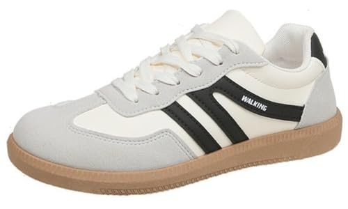 Womens Trendy Lightweight Gym Workout Shoes Colorblocking Breathable Slip on Running Walking Shoes