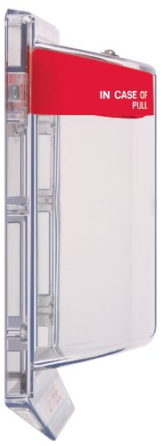 Safety Technology International, Inc. STI-1100 Stopper II with Horn, Flush Mount, Protective Polycarbonate Cover , Red