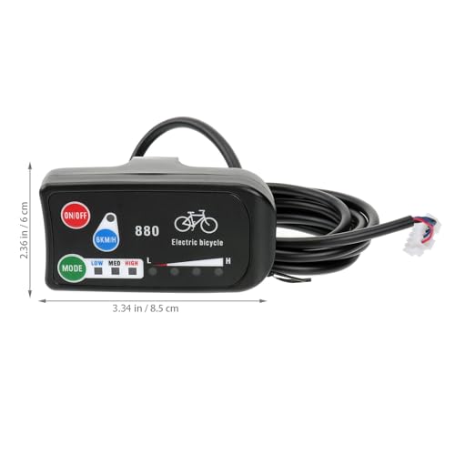 Pantalla LED para bicicleta compatible con 24v 36v 48v 2