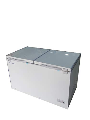 Image of Voltas 400 Litre Combo Freezer CB FC HT 400 SD PCM (Freezer + Cooler) Double Door Hard Top