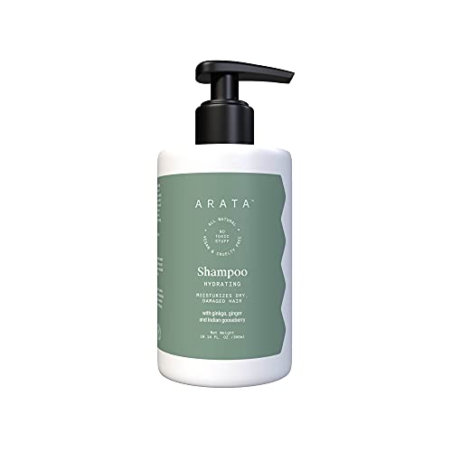 Arata Hydrating Shampoo With Ayurvedic Ginger, Indian Gooseberry & Ginkgo