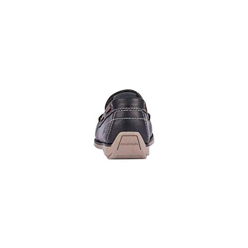 Sider Couro Democrata Ocean Masculino - Preto+bege - 37