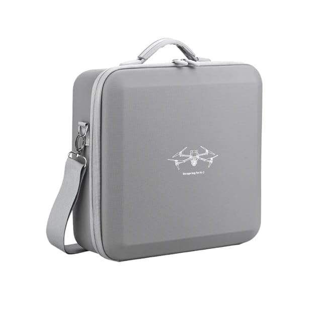 getzget Carrying case Bag for DJI Mavic Air 3/ 3S & Accessories PU Hard Travel Protection Water Splash Proof Suitcase Hand Bag (Grey)-picture-51