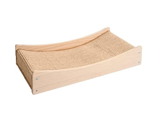 Lit d'été pour chat d'intérieur avec tapis de griffage horizontal