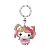 Funko Pop! Keychain: Hello Kitty - Hello Kitty KPOP! - Minifigura de Vinilo Coleccionable Llavero Original - Relleno de Calcetines - Idea de Regalo - Mercancia Oficial - Anime Fans - Minifigura