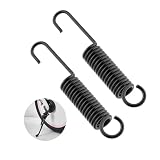 QKDS 2pcs Mini Bike Kickstand Spring, 10cm/3.94inch Universal Replacement Side Kickstand Spring, Steel Side Stands for Motorcycle Scooter Dirt Pit Bike(Black)