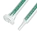 Xiaoyztan 20pcs 1:1 Epoxy Mixing Nozzle, Static Mixer Tip for AB Glue Adhesive Gun, Plastic Resin Mixing Nozzles Fit 50ml Cartridges, Static Mixer for Glue Applicator