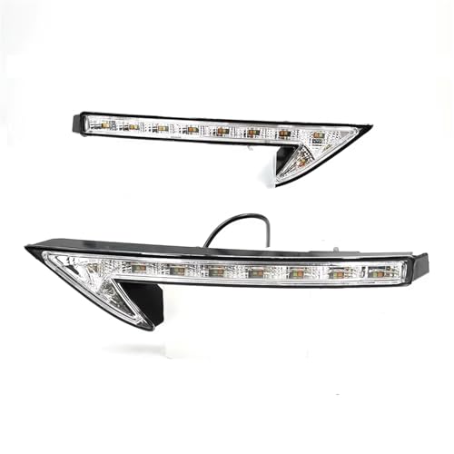 Feu de jour LED clignotant jaune voiture pour CRV 2015 2016 éclairage DRL rétroviseur extérieur