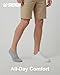 LO SHOKIM No Show Socks Men 8 Pairs Cotton Low Cut Breathable Non Slip Invisible Socks (A-Light Color Set,12-14)