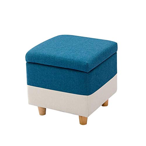 Repose-pieds en lin avec rangement pour un salon chaleureux