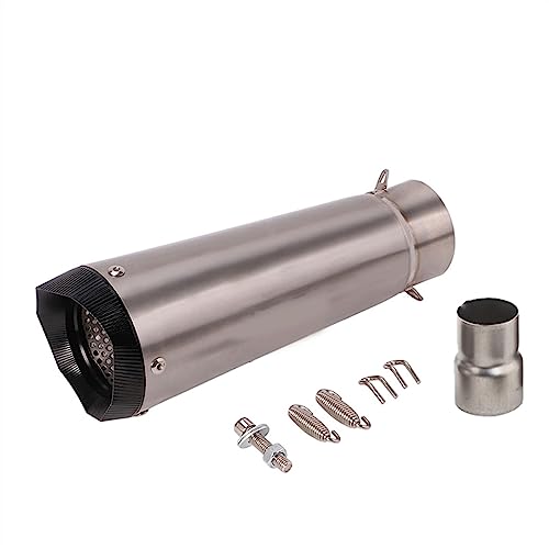 Silencieux d'échappement universel 60mm en titane pour moto Kawasaki Z900 et BMW S1000RR