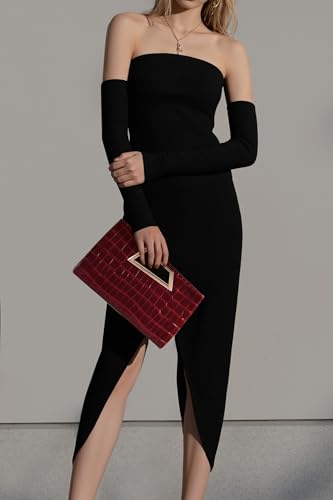 Image of Coucoland Clutch Purse for Women - Evening Bags PU Leather Glitter Fashion Purse Handbag for Wedding Party Daily | PU Leather