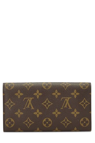 Pre-Loved Monogram Canvas Porte Monnaie Credit, Brown3