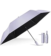 Amazon | 日傘 折りたたみ傘 晴雨兼用 UVカット率100% 完全遮光 軽量