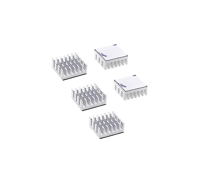 CentIoT - 5PCS 14 x 14 x 6mm Aluminium Heatsink (Cross Cut Fin with 3M, Non Anodised) (B06WW651LH) Amazon Price History, Amazon Price Tracker