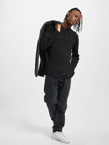 Brandit Willis Poloshirt Long Sleeve, Uomo, Black, L - 6