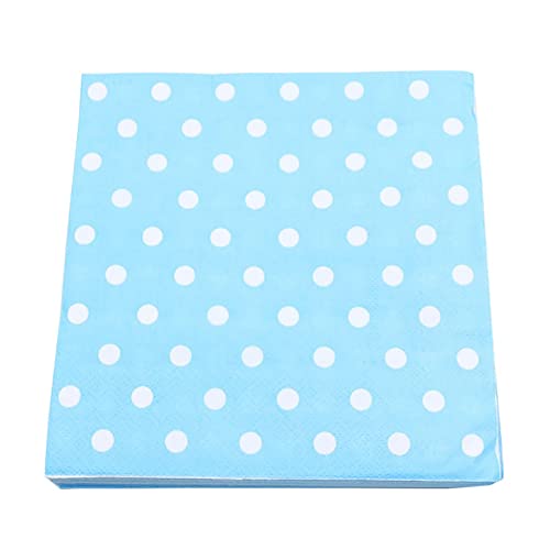 JIHUOO 80 fogli di tovaglioli colorati a pois
