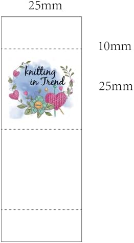 25 * 70mm Custom Clothing Label, Personalized Organic Cotton Webbing Label, Logo or Text Sewing Label ，Tags for Handmade Items Personalized (3#,100pcs) image 5