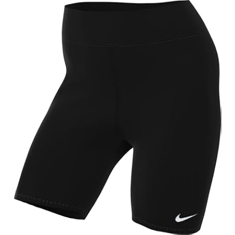 NIKE Women's Black High Waist Shorts Cover