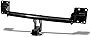Class 3 III Black 2' Rear Bumper Trailer Tow Hitch Towing Mount Receiver Tube for 07-18 BMW X5 E70 F15 / 14-19 X6 F86