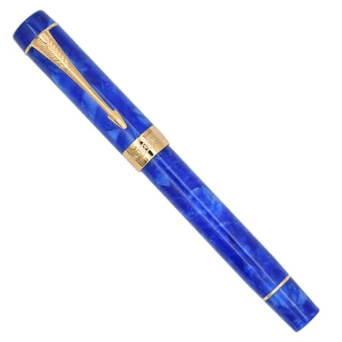 Ranvi Jinhao 100 �N���V�b�N�u���[�J���[ �S�[���h�N���b�v ���N�M F�y���� �R���o�[�^�[�ƃy���{�b�N�X�t��
