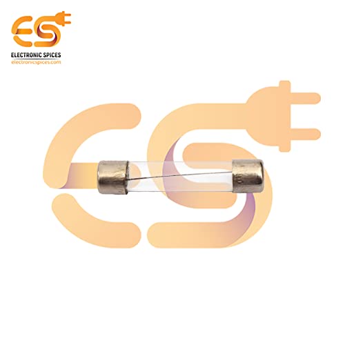 Electronic Spices 15a 250v 6mm X 30mm Fast Acting Glass Tube Cartridge Fuse Pack of 20pcs