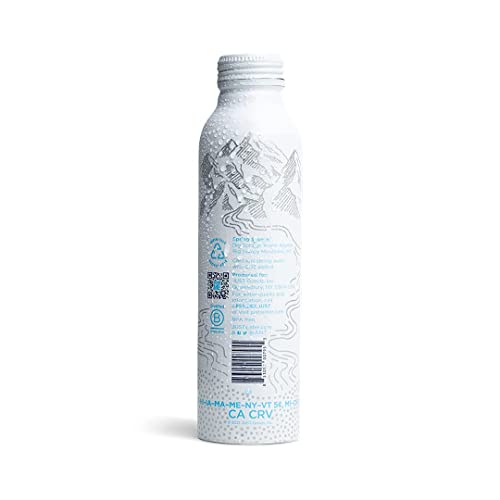 Image of JUST Bubbles - Pure Premium Sparkling Spring Water in a Fully Recyclable Reusable Eco-Friendly Bottle - 100% Mountain-Sourced Carbonated Water with Naturally Occurring Minerals, 16 Fl Oz (Pack of 12)