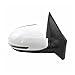exterior mirror assembly， Compatible For Kia Pegas Soluto Sephia 17-21 Side External Rearview Rear view Mirror Assembly Assy INCL Lens Light Shell Frame Cover Holder(5Pin White R)