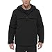 DKNY Men's Performance Tech Hooded Modern Storm Coat, Black
