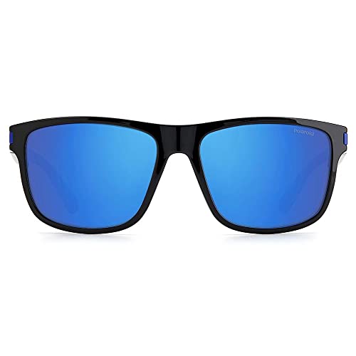 POLAROID PLD 2123/S D51 BLACK BLUE 57/16/140 MAN Sunglasses