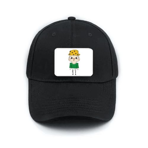 Casquette de baseball noire avec drapeau du Brésil Pluu réglable