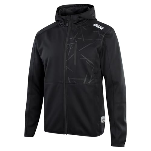 Veste Homme EVOC Veste zippée à capuche noire taille S