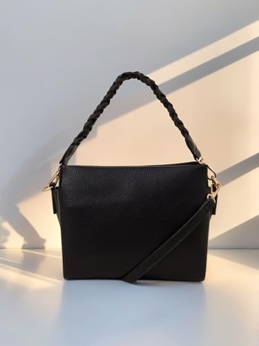 Image of Accessorize London Women's Plait Strap Sling Bag | Sling bag for woman latest | crossbody bag for women stylish | Ladies Purse Handbag | Ladies Gift