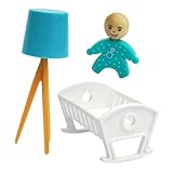Charmant: fügt der gesamtästhetik der puppenhausszenen, mini-puppenmöbel und mini- -puppenbetten ein charmantes und bezauberndes element hinzu