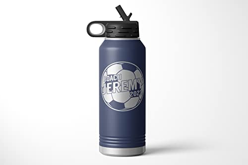 Alterd Industries Soccer Coach Gift - Insulated Tumbler With Lid, Travel Coffee Mug, Personalized Stainless Steel Cups, 20 Oz Travel Coffee Cup, Athletic Mugs For Men, Gifts For Coaches Dad Mom #TOP1